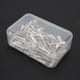 thumbnail image 4 of Cepillo de dientes de nailon para pulir dientes, 100 unidades, con caja de almacenamiento, cabezal puntiagudo, color blanco., 4 of 10