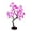 Purple, variant on WEGFTDUOP Rose Flower Table Tree Light 24 LEDs Desk Top Bonsai Lighted Tree Battery Operated USB Plug Powered Tree Table Lamp Rose Flower Desk Tree Lamp For Home Party We