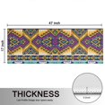 thumbnail image 5 of Kitchen Rugs Sets Of 2,Yellow Geometric Boho Pattern Anti Fatigue Kitchen Mat Rugs Non Slip Washable,Decorative Kitchen Floor Mats for Kitchen,Sink,Laundry,17"X47", 5 of 5