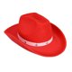 thumbnail image 1 of Sombrero de vaquero rosa con remaches de estrella de cinco puntas Sombrero de vaquero occidental con cinturón negro Sombrero de vaquero con remaches de estrella de cinco puntas, 1 of 2