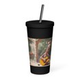 thumbnail image 3 of Insulated tumbler with a straw (Black), 3 of 4