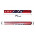 thumbnail image 3 of Golf Putter Grip, Premium PU Leather Star Pattern Golf Club Grips, Non-Slip Lightweight Golf Handle Replacement, Comfortable Tacky Feel, 10.5 Inches D#002 White, 3 of 9