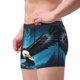 thumbnail image 2 of Balery Night Sky Forest Bald Eagle Calzoncillos bóxer para hombre, ropa interior de algodón suave y transpirable con cinturilla de nailon-Medium, 2 of 5