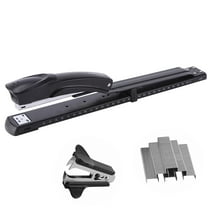 Long Reach Stapler 25-Sheet Capacity with 2000 Staples Black