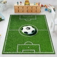 thumbnail image 4 of CHUANK Tapis de Football Décoratif Réduction de Bruit Moderne Sport Tapis de Pépinière Tapis de Sol, 4 of 4