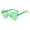 Green, variant on Ladies' Sun Shade Sunglasses Heart Shaped Rimless Transparent Candy Color Frameless Glasses Fishing Glasses