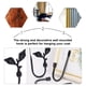 thumbnail image 3 of BRIGHTFUFU Abrazadera de cortina de metal decorativa con gancho de pared, 3 of 8
