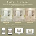 thumbnail image 6 of 35'' x 28'' Blue Wall Mounted Bathroom Storage Cabinet with Mirror Door, Modern Bathroom Wall Cabinet with Mirror, Medicine Cabinet with 6 Open Shelves, 6 of 12