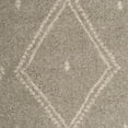 thumbnail image 2 of SAFAVIEH Arizona Aliah Geometric Shag Area Rug, Grey/Ivory, 5'1" x 7'6", 2 of 3