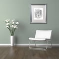 thumbnail image 3 of Trademark Fine Art "Flower Girls 12" Canvas Art by KCDoodleArt White Matte, Silver Frame, 3 of 4