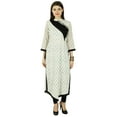 thumbnail image 3 of Phagun Floral Bollywood Kurta Women Ethnic Cotton Kurti Cotton Top Tunic Dress, 3 of 3