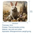 thumbnail image 5 of Easter 8.3x9.8 Inch Square Gaming Mouse Pad with Non-Slip Rubber Bottom, Printed Desk Mat for Office and Gaming, 5 of 6