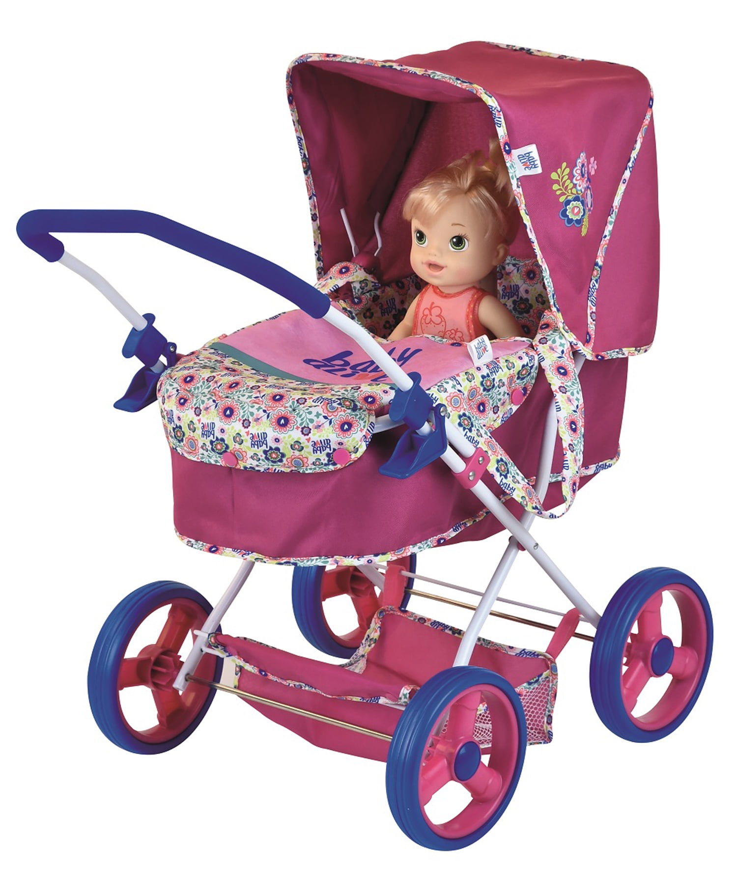 baby alive diana pram doll stroller