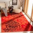 thumbnail image 3 of SAFAVIEH Adirondack Hortense Floral Area Rug, Red/Black, 4'5" x 6'5", 3 of 9