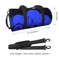thumbnail image 4 of ZICANCN Circus Cartoon Travel Duffle Bag, Sports Tote Gym Bag Weekenders Bags for Women Men, 4 of 8