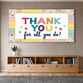 thumbnail image 5 of Colorful Design Thank You Banner Decorative Stars Thank You Banner Appreciation Banner for Employee Recognition Teacher Appreciation Event Decoration, 5 of 7