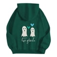 thumbnail image 4 of KAUOD Kids Cute Ghost Pumpkin Hoodies Cotton Fleece Halloween Pullover Hoodie Sweatshirts Boys Girls Thick Warm Tops Clothes, 4 of 6