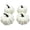 White, variant on Moocorvic Mini Vegetable Simulation Pumpkin Happy Halloween DIY Wreath Decoration 4pcs