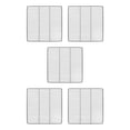 thumbnail image 1 of Youkk Stylish Metal Wire Guinea Pig Playpen Panel Cage Fence Portable and Durable dense black Grid 5Set, 1 of 6