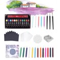 thumbnail image 4 of Paint Set, Painting Template Paint And Color Drawing Brush  For Oil Painting For Gouache, 4 of 8