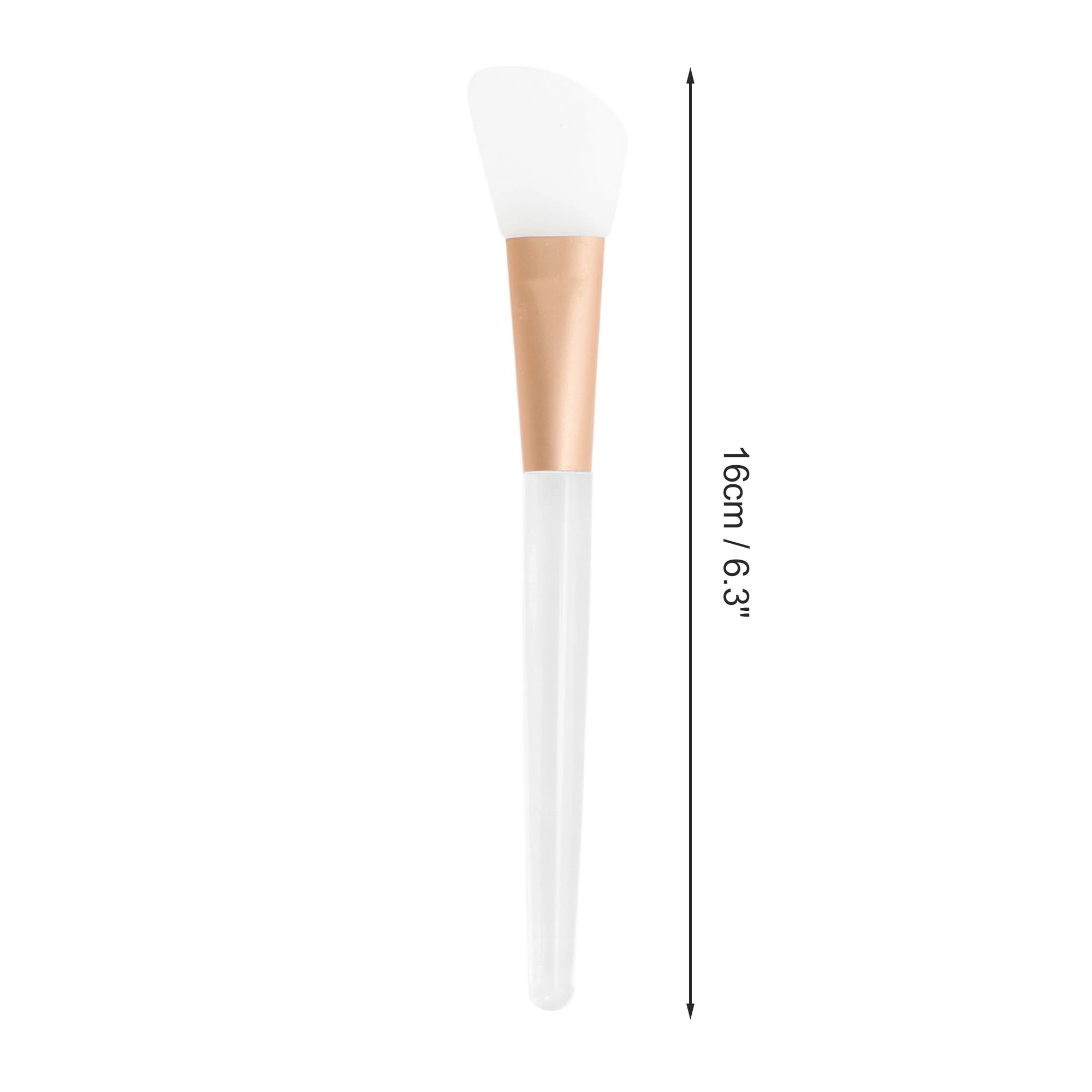 Unique Bargains Lightweight Facial Mask Brush Clear 1 Pc [Knife-shaped]