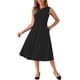thumbnail image 2 of VESTIDOS INSPIRADORES CHIC Con Cuello en V para Mujeres Elegante Vestido de Oficina A-Line con Bolsillos S Negro, 2 of 5