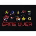 thumbnail image 6 of Sonic The Hedgehog Game Over Pixel Characters Boy's Black T-shirt-Small, 6 of 7