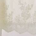thumbnail image 5 of Bouanq Lace Valance Curtains for Windows White Embroideried Floral Curtains Valance Lace Cafe Curtain Sheer Window Valance Kitchen Curtain, 5 of 7
