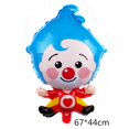 thumbnail image 3 of Kit de globos de payaso Mylar de 18 cm, 2 unidades, para niños, 3 of 3