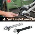 thumbnail image 2 of Mini Adjustable Spanner Wrench 4" 100mm Carbon Steel Professional Hand Tool L0Y2, 2 of 9