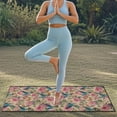 thumbnail image 5 of Xixirimido Hummingbird Butterfly Peony Sweat Towel Car Seat Cover for Gym Workout Athletic Running Towel for Outdoor Sports Universal Auto Front Seat Protector for Trucks, SUV, 2Pack, 5 of 8