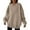 Beige, variant on EDFBUYKRS Female Long Sleeve Sweatshirt Sweatshirts for Women Plus Size Lined Oversized Sweaters Long Sleeve Pullover Crewneck Warm Tunic Tops Size M