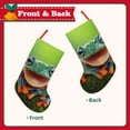 thumbnail image 2 of Lsque Tree Frog Pattern 18 Inch Christmas Stockings, Festive Holiday Stocking for Christmas Decorations Holiday Decor, 2 of 7