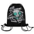 thumbnail image 4 of Invader Zim Drawstring Bags Lightweight Shoulder Backpack High Capacity Sport Bag Gym Sack Beach Daypack for Men Women, 4 of 8