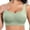 Light Green, variant on Wang6 Womens Plus Size Seamless Wireless Minimizer Bras Push up Padded Workout Bras Full Coverage Large Bust Bra Square Neck T Shirt Bralettes White XL