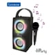 thumbnail image 3 of Lexibook iParty - Altavoz Portátil con Luz y Micrófono, Bluetooth, Efectos de Luz, Karaoke, Inalámbrico, USB, Tarjeta SD, Batería Recargable, Negro, BTP180BKZ, 3 of 5
