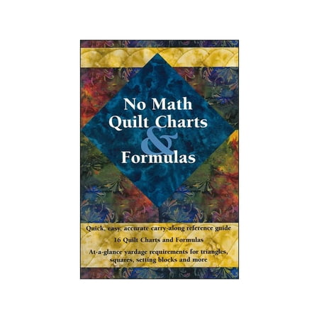 landauer no math quilt charts amp formulas booklet walmart com no math quilt charts formulas