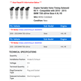 thumbnail image 2 of Engine Variable Valve Timing Solenoid Kit 4 - Compatible with 2010 - 2015 BMW 750i xDrive Base 4.4L V8 - Autopart Premium, 2 of 2