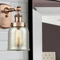 thumbnail image 4 of Innovations Lighting  Ballston Urban Bell - 1 Light 5" Sconce Silver Plated Mercury/Antique Copper, 4 of 5