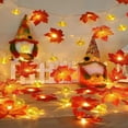 thumbnail image 5 of LED Maple Leaf Light String Fabric Lantern Thanksgiving Autumn Harvest Christmas Holiday Decorative Lights, 5 of 5