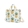 thumbnail image 7 of FORMRS Womens Corduroy Tote Bag Crossbody Shoulder Handbag with Pocket, Pineapple, 7 of 7