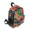 thumbnail image 2 of FORMRS School Backpack with Front Zippered Pocket 12" Student Travel Daypack, Dark Floral, 2 of 6