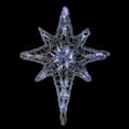 thumbnail image 2 of Hofert 24" Pure White LED Lighted Hanging Spun Glass Star Christmas Decoration, 2 of 3