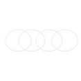 thumbnail image 1 of 18 Inch Wheel Rim Ring, Wheel Rim Protector Self Adhesive 4 Pcs White  for Cars, 1 of 7
