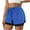 Blue, variant on ZyeKqe Womens 2 in 1 Athletic Shorts High-Waisted Gym Yoga Workout Running Shorts with Pockets