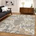 thumbnail image 6 of Addison Rugs Mayfield Premium Machine Washable Transitional Floral Taupe Rectangle Rug, 10' x 14', 6 of 6