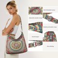 thumbnail image 5 of Sac Bandoulière Mandala Culturel Exotique avec Sangle Réglable Minimaliste pour Femmes, 5 of 5
