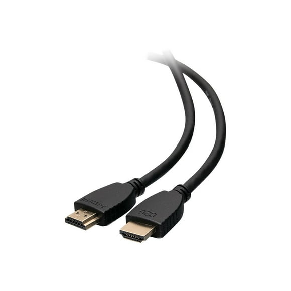 C2G 6ft 4K HDMI Cable with Ethernet - High Speed - UltraHD Cable - M/M - HDMI cable with Ethernet - HDMI male to HDMI male - 6 ft - shielded - black