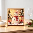 thumbnail image 5 of Christmas DIY Color Diamond Art Kits for Adults, Santa Claus Snowman Teddy Bear Crystal Bead Art Set, 3D Embossed Handmade Canvas Art, Home Wall Table Decor, Stress Relief Craft & Xmas Holiday Gift, 5 of 9