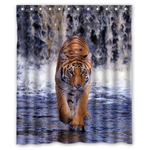 BPBOP Tiger Shower Curtain 60x72 inches - Walmart.com - Walmart.com